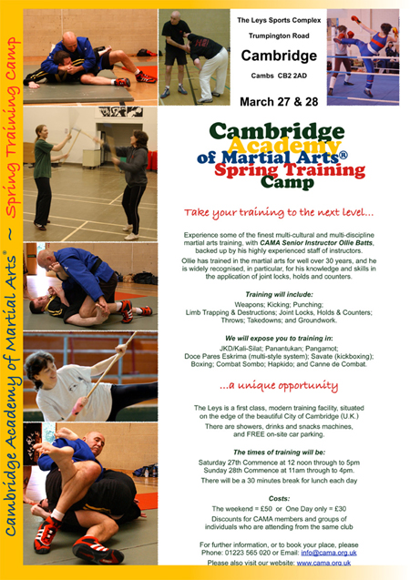 spring camp flier
